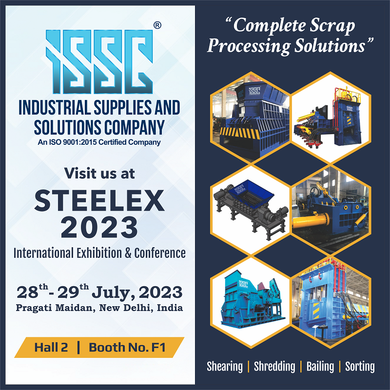 Steelex 2023 - International Exhibition & Conference, Pragati Maidan, New Delhi, India.