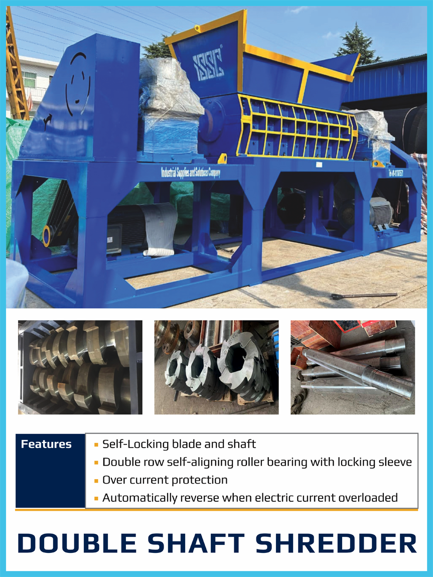 ISSC - Double Shaft Shredder, Complete Scrap Solution Processing - www.isscindia.com